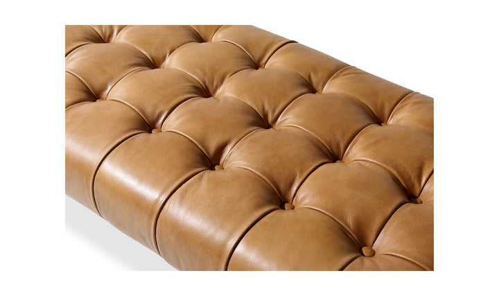 Wyatt Leather Bench