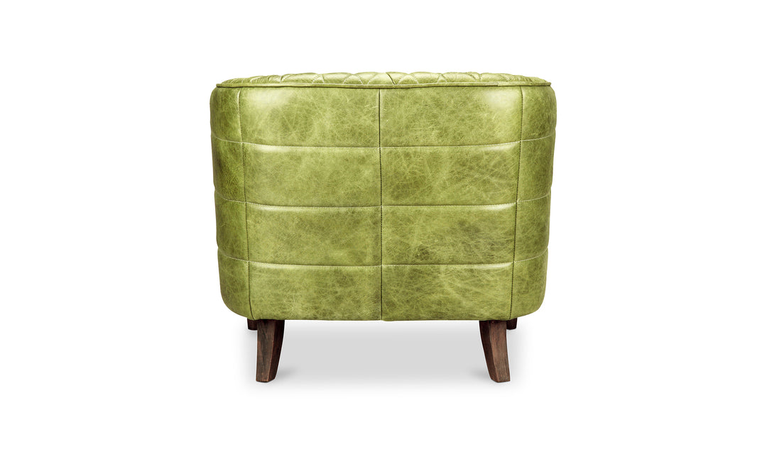 Magdelan Tufted Leather Armchair