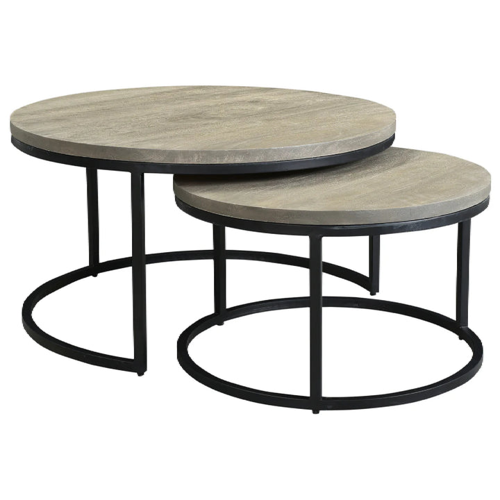 Drey Round Nesting Coffee Tables