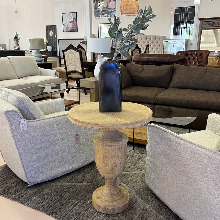 Century Pedestal End Table