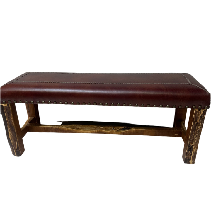 Leather Mesquite bench