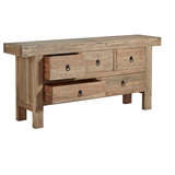 Furniture Classics Old Pine Five Drawer Buffet (20-286)