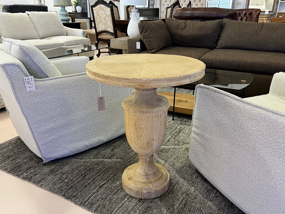 Century Pedestal End Table
