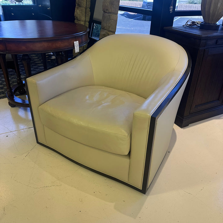 Michael Berman Piedmont Leather Swivel Chair