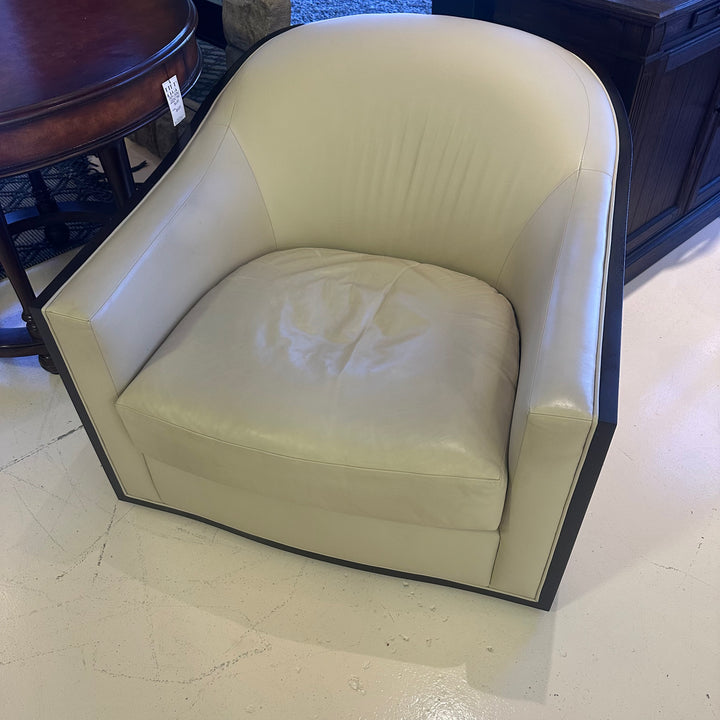 Michael Berman Piedmont Leather Swivel Chair