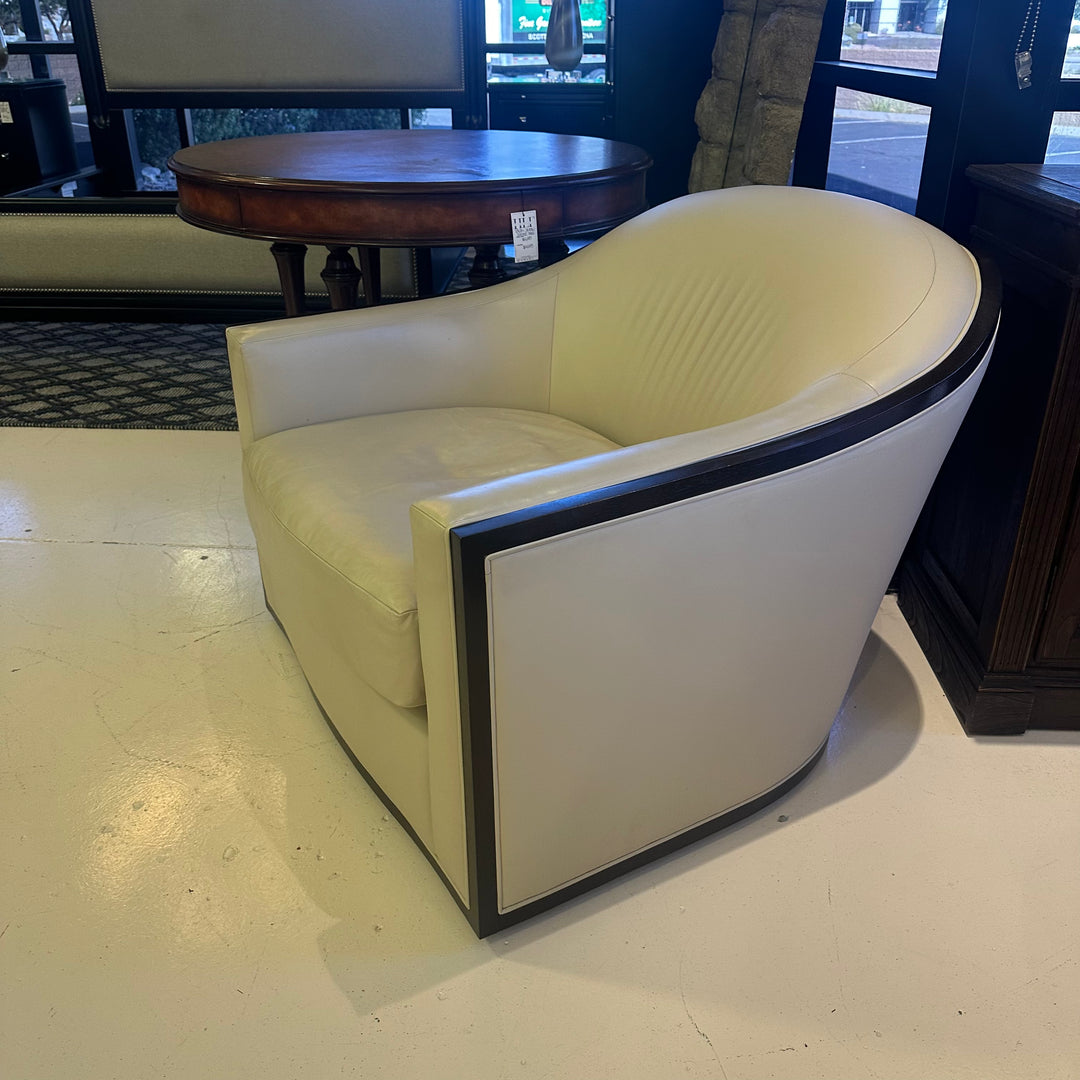 Michael Berman Piedmont Leather Swivel Chair