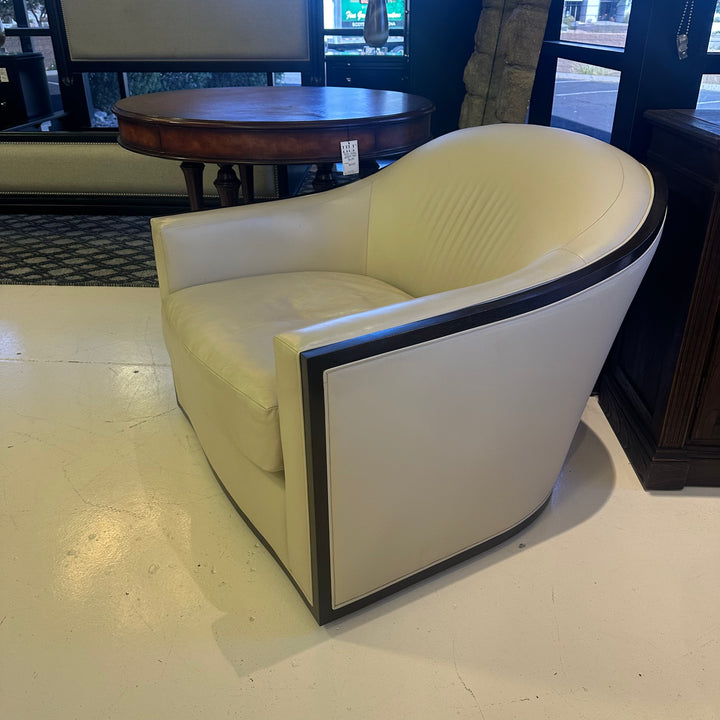 Michael Berman Piedmont Leather Swivel Chair