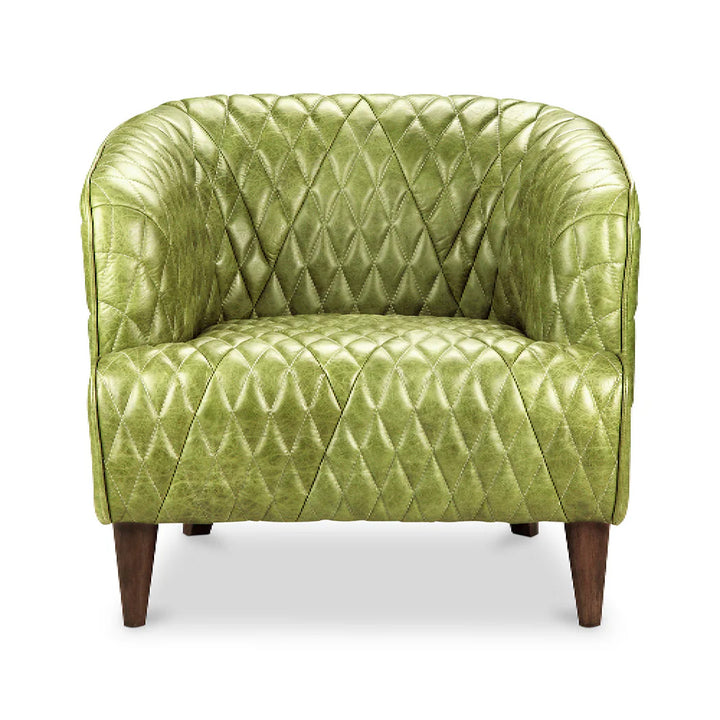 Magdelan Tufted Leather Armchair