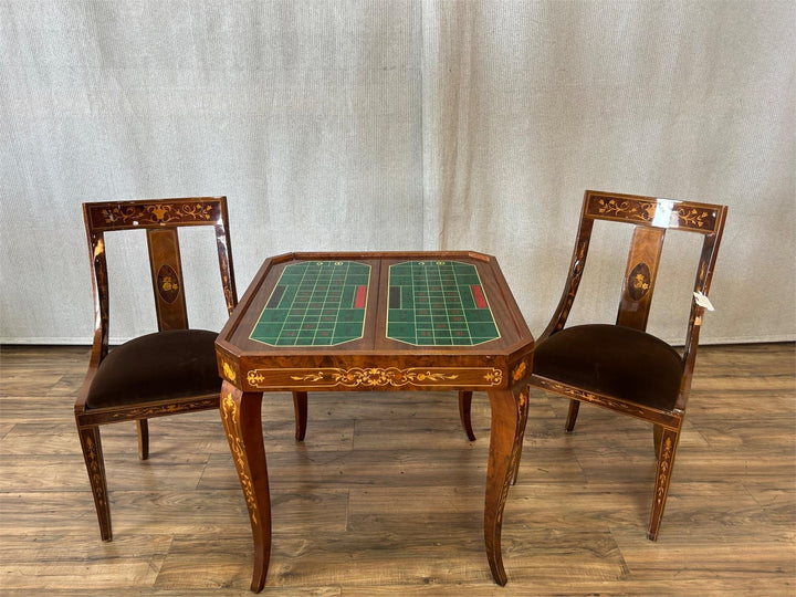 Italian Marquetry Gaming Table